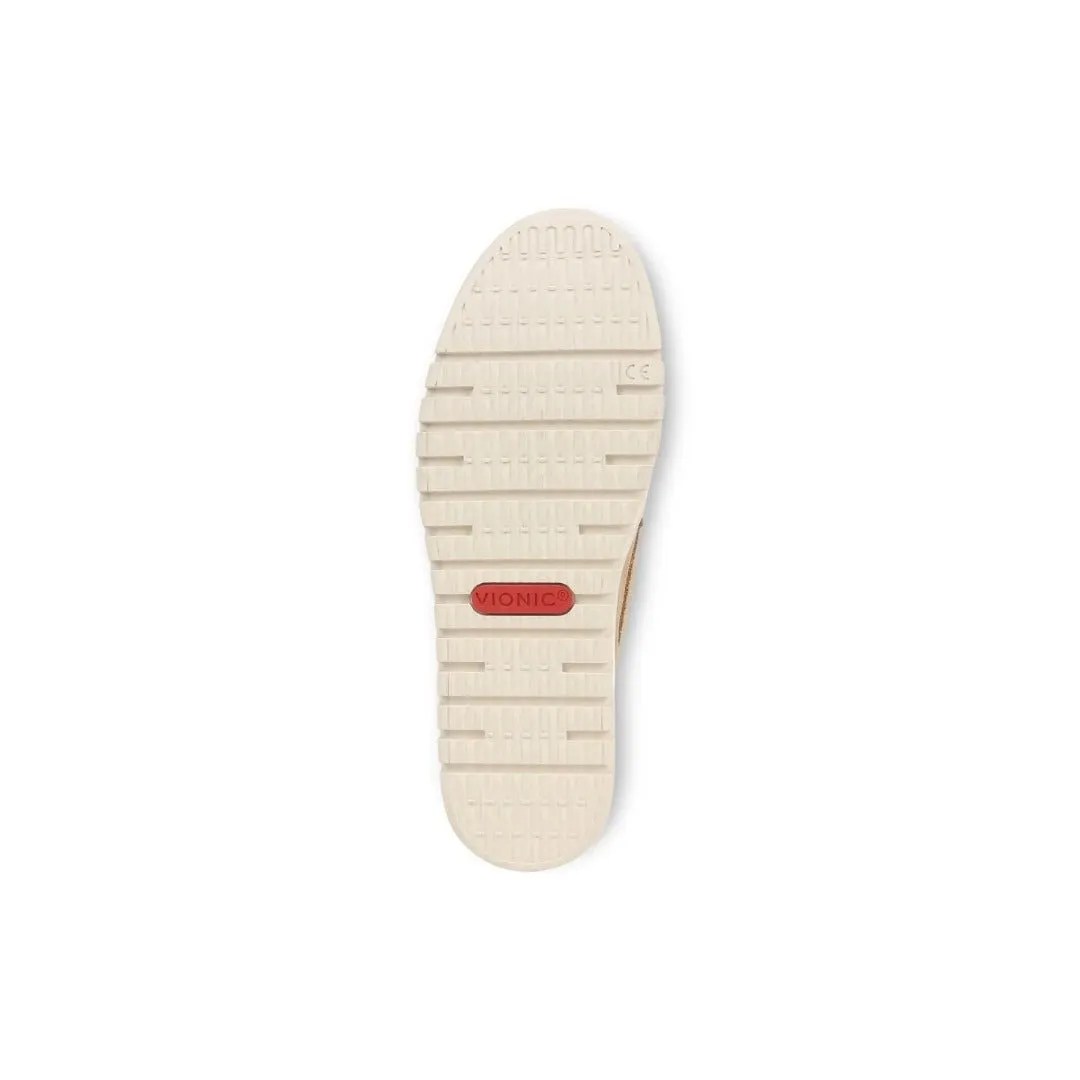 Vionic Women's Uptown Loafer Sand Suede Shoes Ladies Penny Loafers