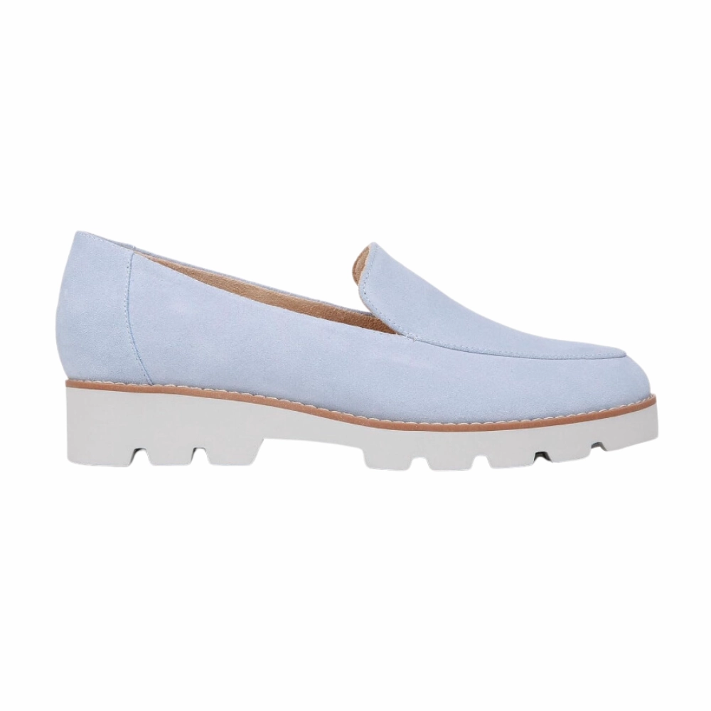 Loafers Work Outfit Vionic Kensley Womens Loafers Skyway Blue | Comfortable Stylish Slip-On Shoes