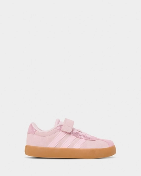 Miu Miu Platform Sneakers Vl Court 3.0 Self-Fastening Pre-School Clear Pink/Clear Pink/Gum