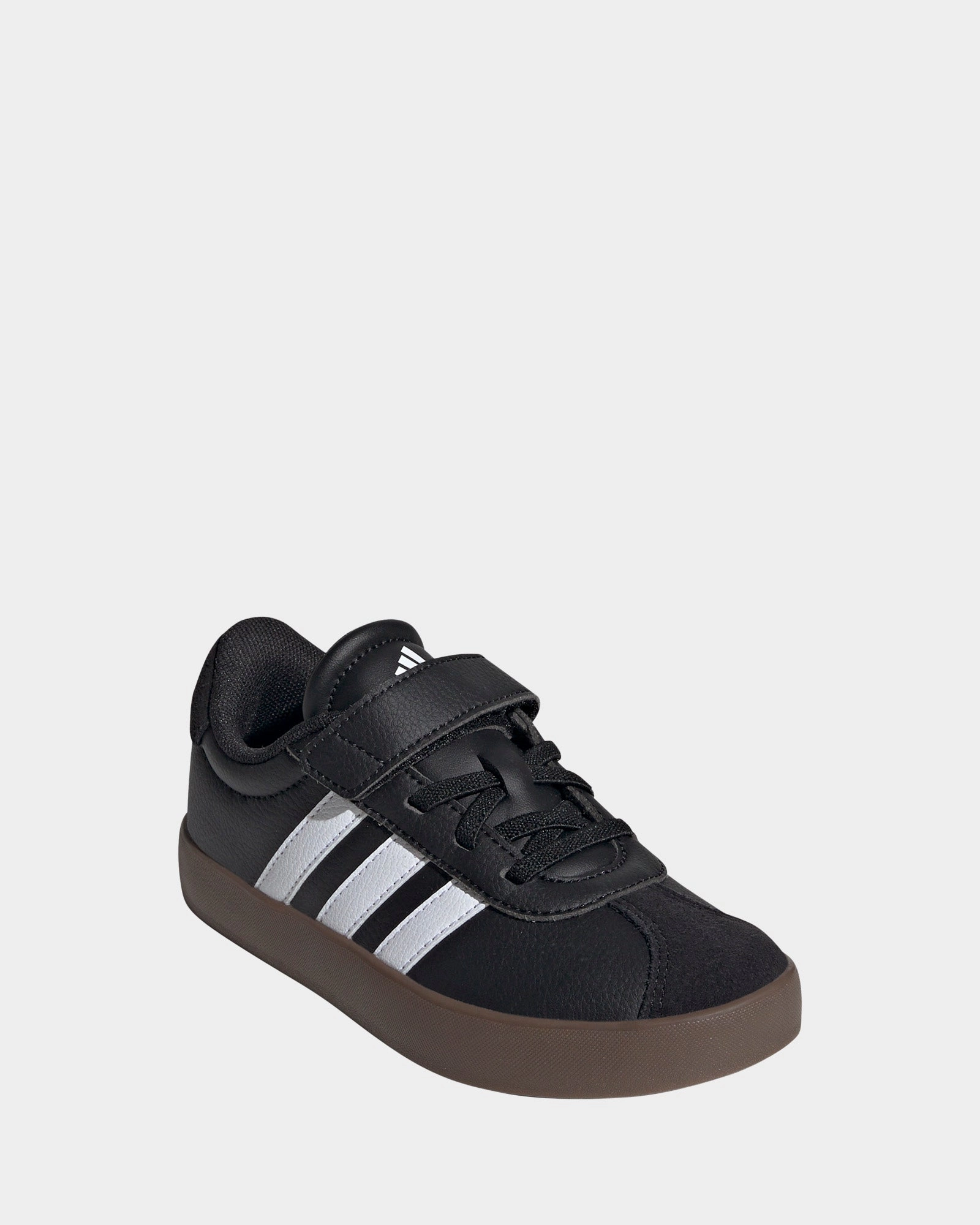 Vl Court 3.0 Self-Fastening Pre-School Black/White/Black Square Toe Sneakers