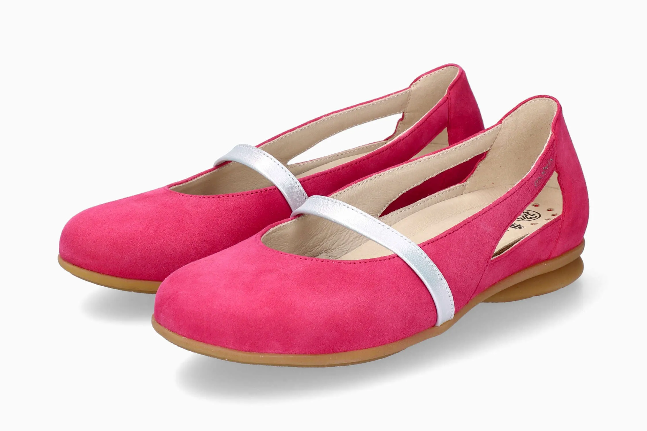 Flat Slides Shoes Samya - Fuchsia