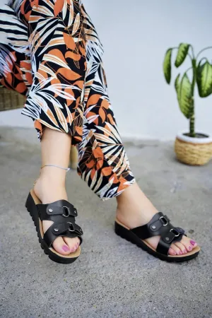 Business Casual Shoes To Wear With Jeans Modafrsat  Women's Stylish Casual Black Slippers