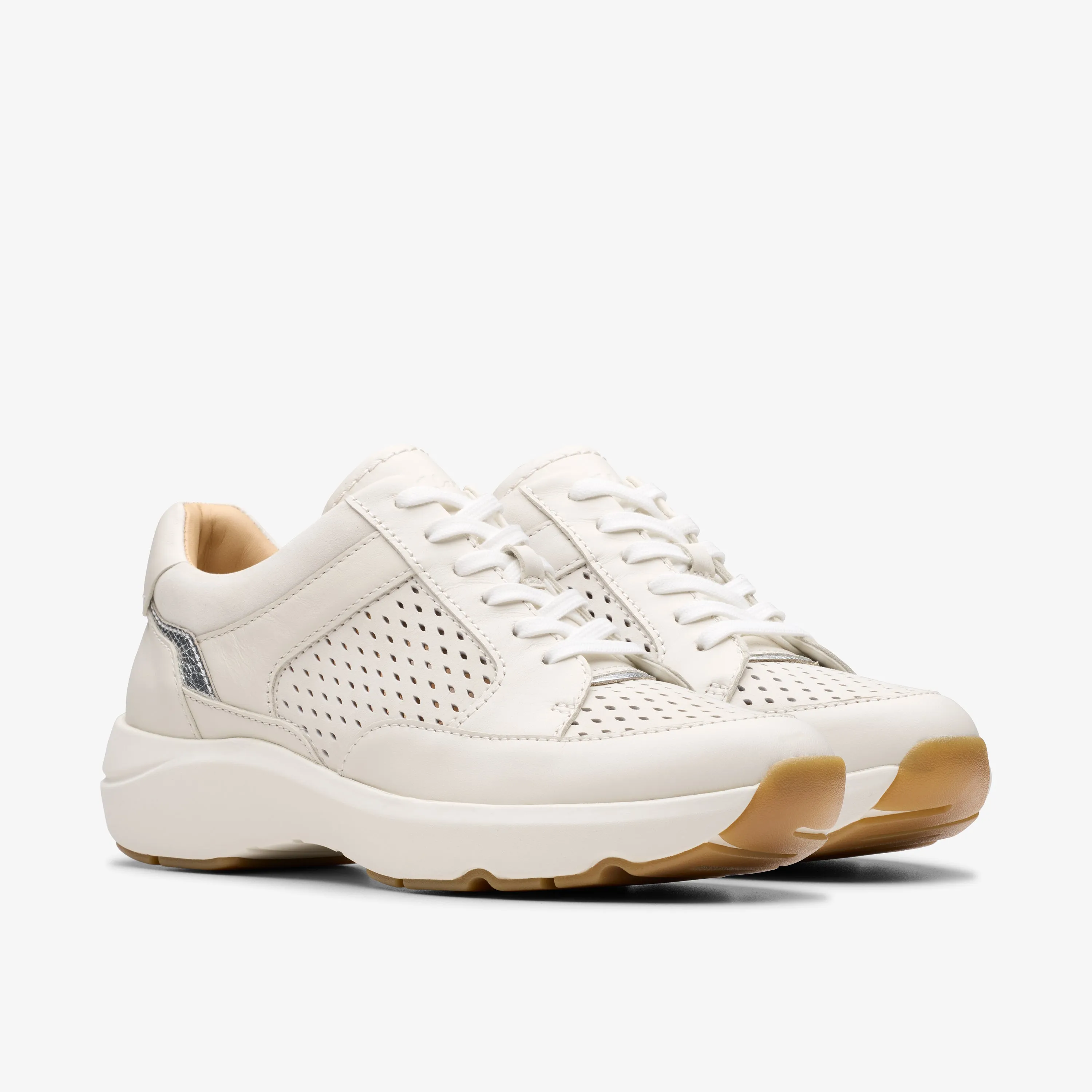 CLARKS | CASUAL SHOES | WOMEN | TIVOLI WALK OFF WHITE COMBINATION Casual Dress.shoes