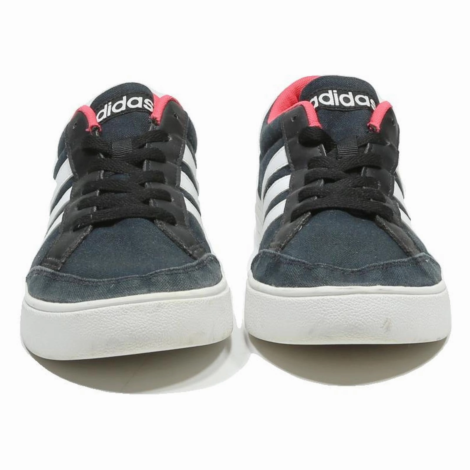 Adidas Hip Hop Shoes ADIDAS Womens Courtstyle Vulc Low Top Trainers Black White Synthetic UK 8 Casual