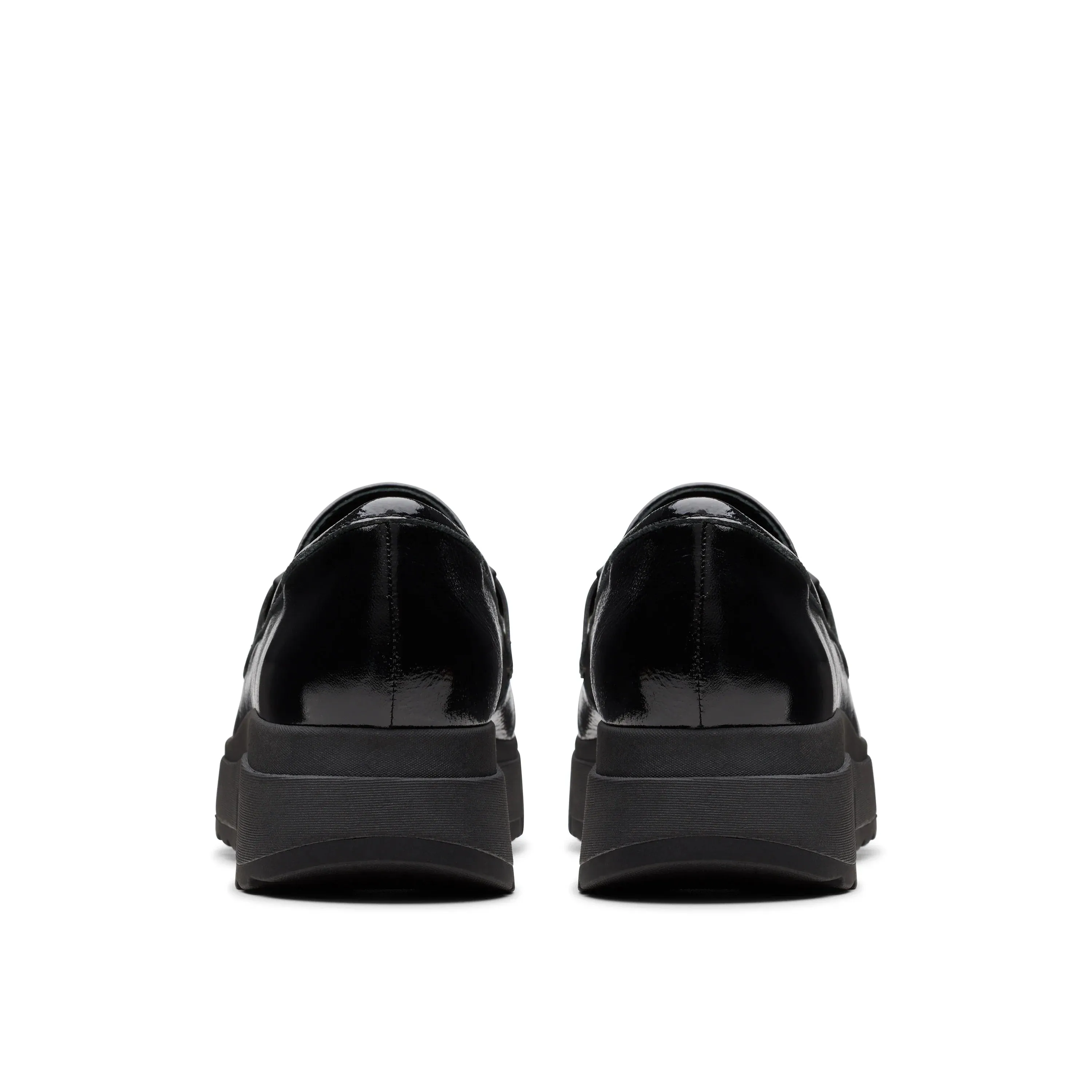 CLARKS | CASUAL SHOES | WOMEN | LORIINI IZZY BLACK PATENT | BLACK Classic Leather Casual Shoes
