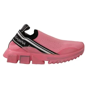 Best Smart Casual Shoes For Work Dolce & Gabbana Pink Low Top Slip On Casual Sorrento Sneakers