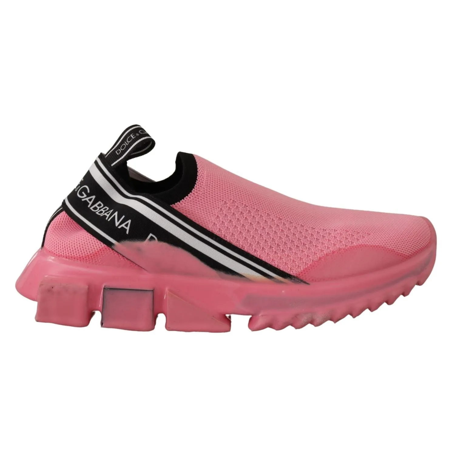 Dolce & Gabbana Pink Low Top Slip On Casual Sorrento Sneakers Casual But Dressy Shoes