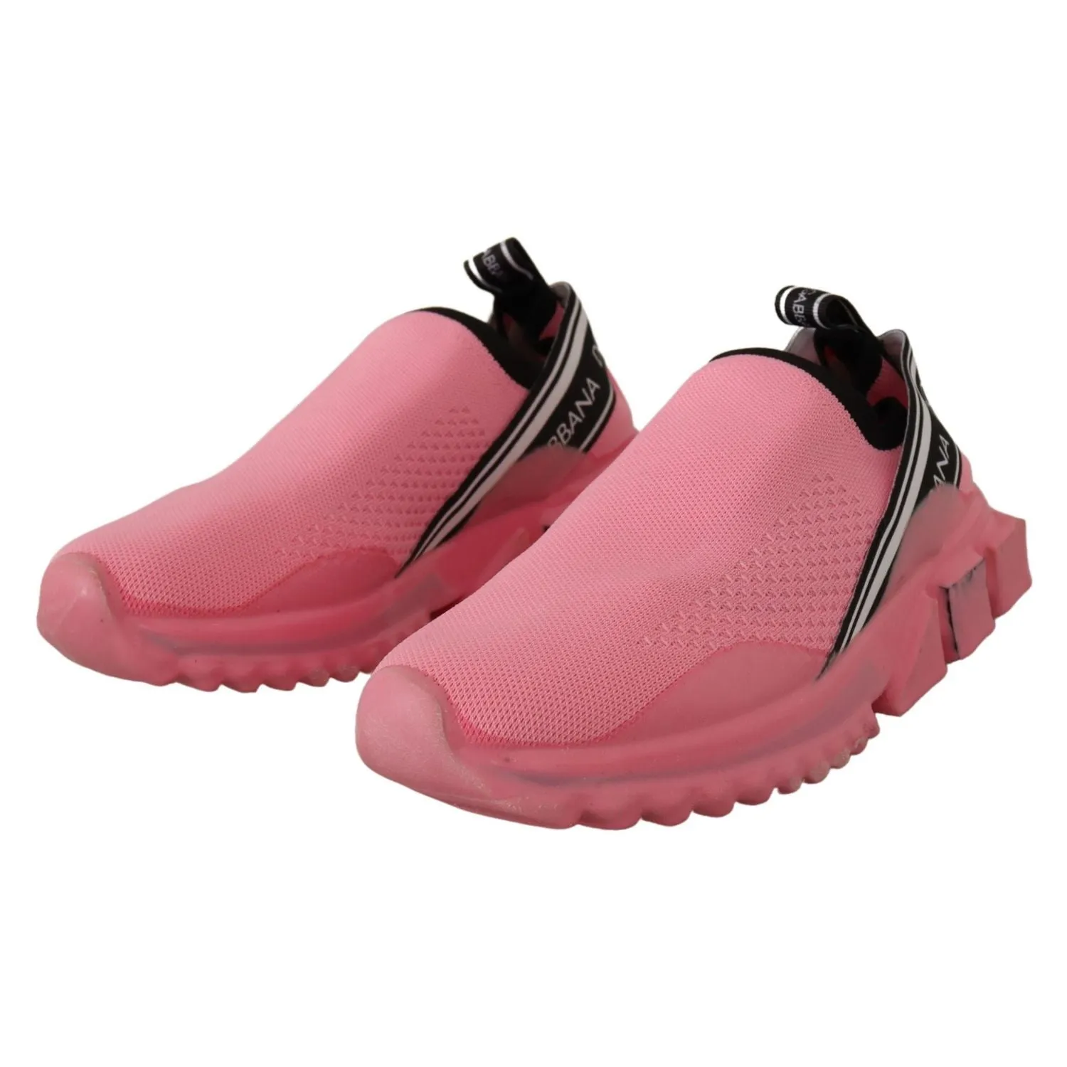 Simple Casual Shoes Dolce & Gabbana Pink Low Top Slip On Casual Sorrento Sneakers