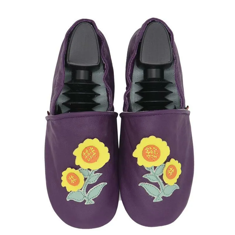 Classic Open Toe Slippers Sunflower purple  Women Slippers