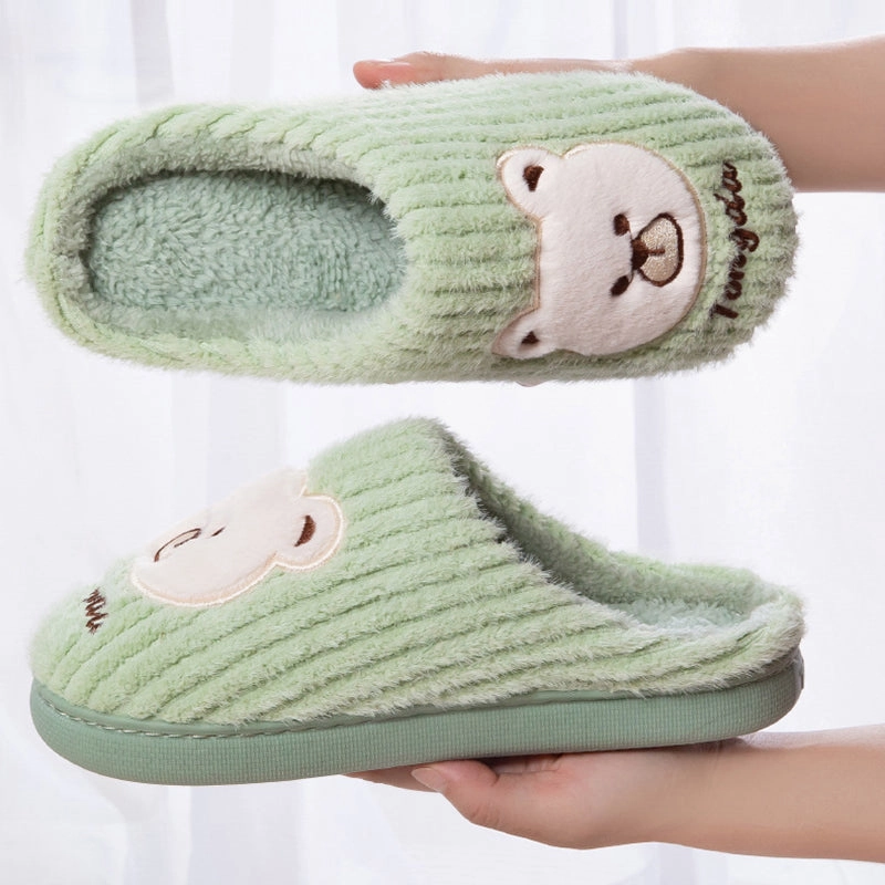 Tasman Slippers Bear Slippers Women Warm Winter Shoes Fuzzy Home Slippers