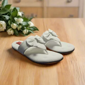 Slug Slippers White | Flat Slippers for women