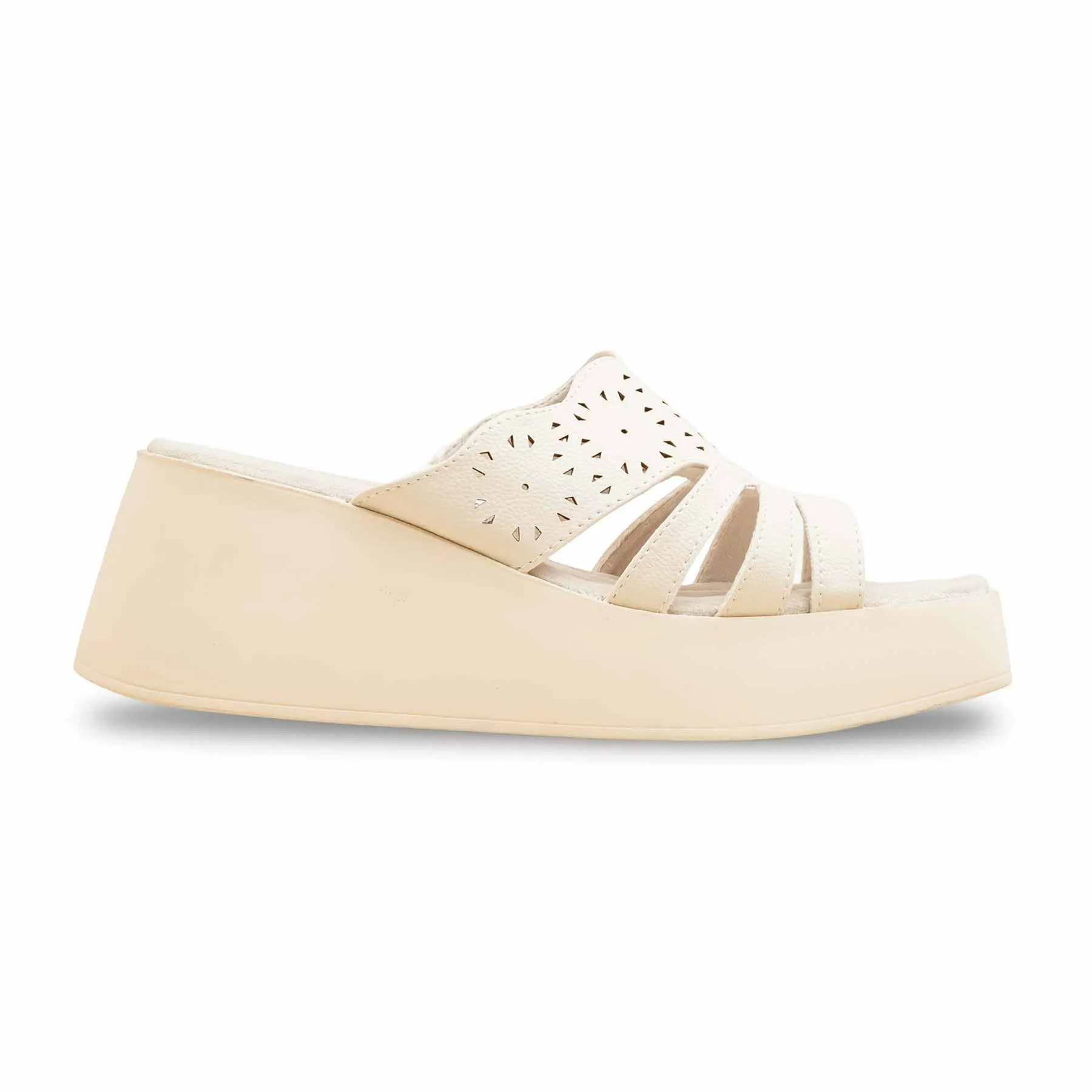 Gold Dance Slippers White Formal Slipper For Women PU0606