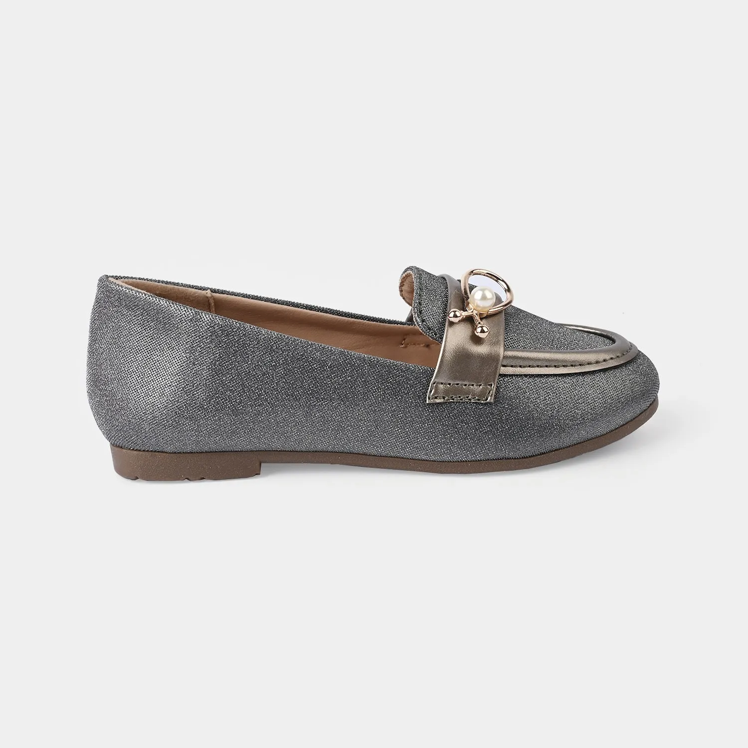 Casual Suede Loafers Girls Loafer OS-01-GREY
