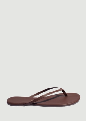 TKEES Flip Flop Foundations in Cappuccino Spongy Flip Flops