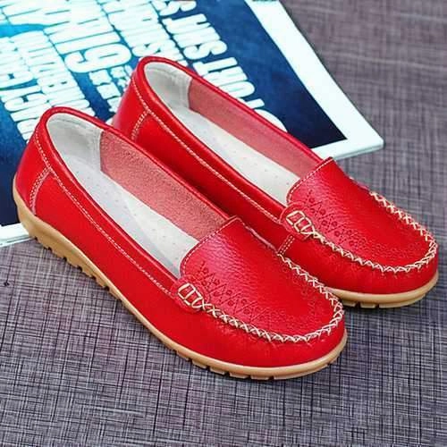 Women Flat Shoes Casual Slip On Outdoor Loafers Comfortable Dressy Flat Shoes