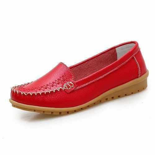 Flat Fur Shoes Women Flat Shoes Casual Slip On Outdoor Loafers