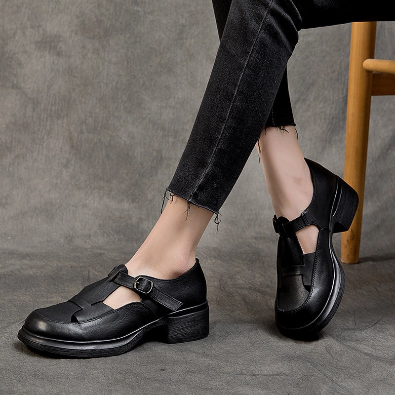 Nunn Bush Loafers Women Round Toe French Style Loafers Leather Shoes