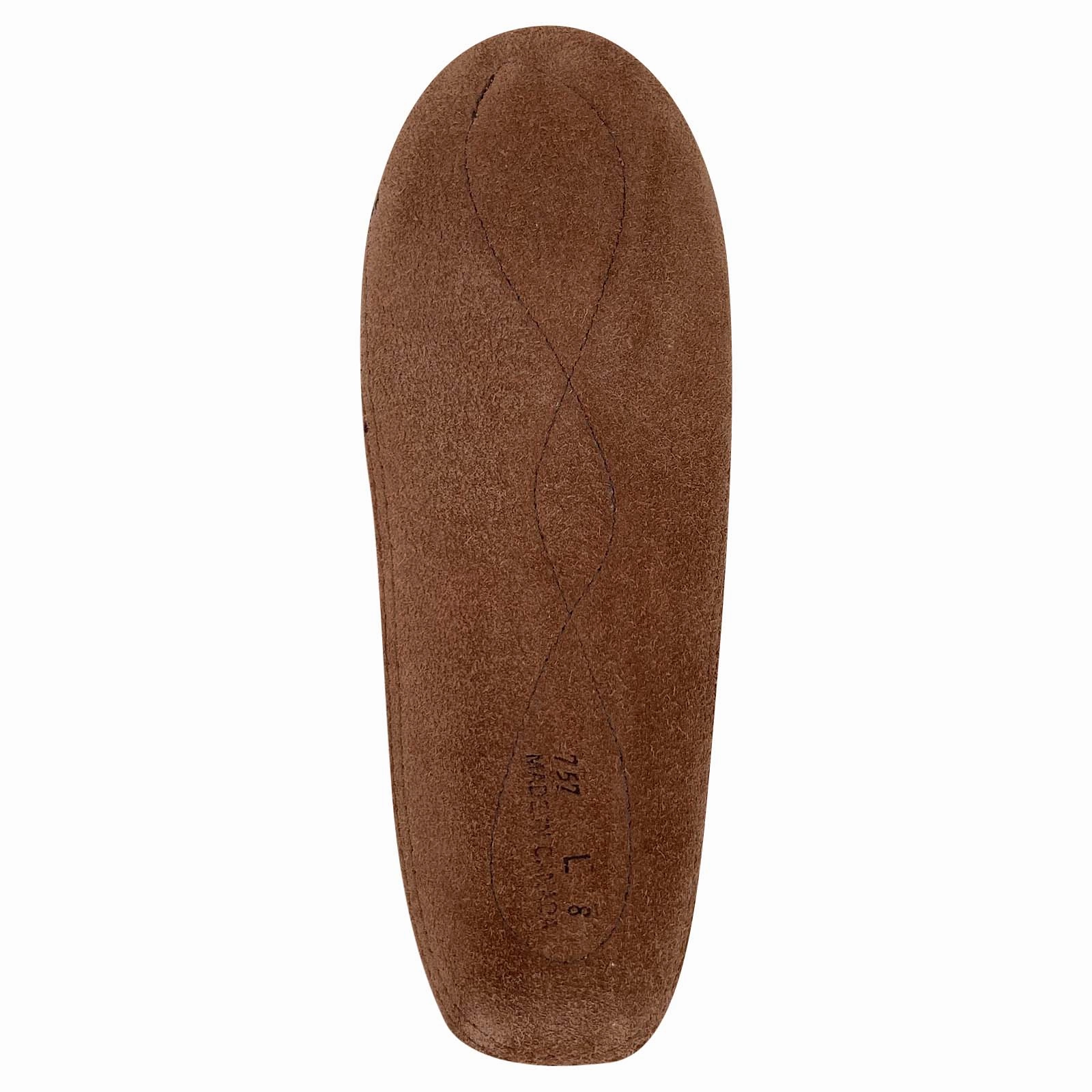 Women's Sheepskin Lined Dark Brown Moccasins (Clearance - Size 6 & 9 ONLY) Slide Shoes With Fur