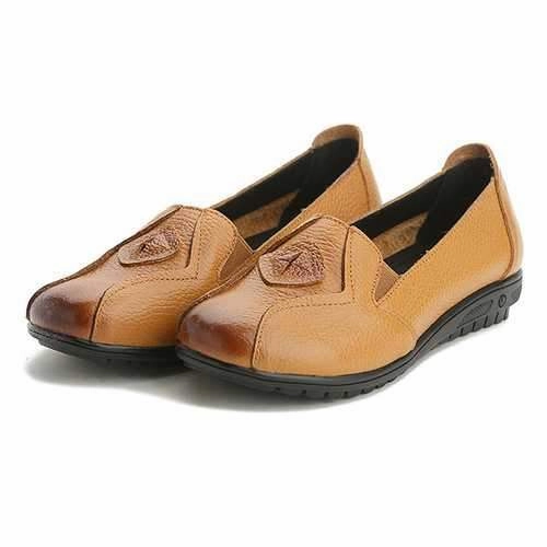 Women Shoes Slip On Leather Loafers Loafers Holiday