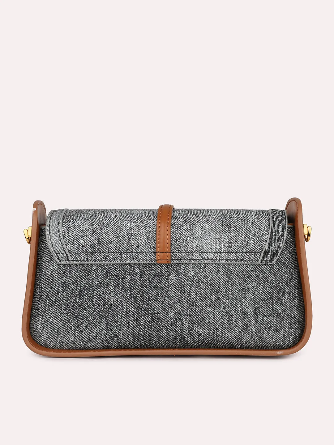 Sport And Casual Shoes Women Denim Solid Structured Sling Bag