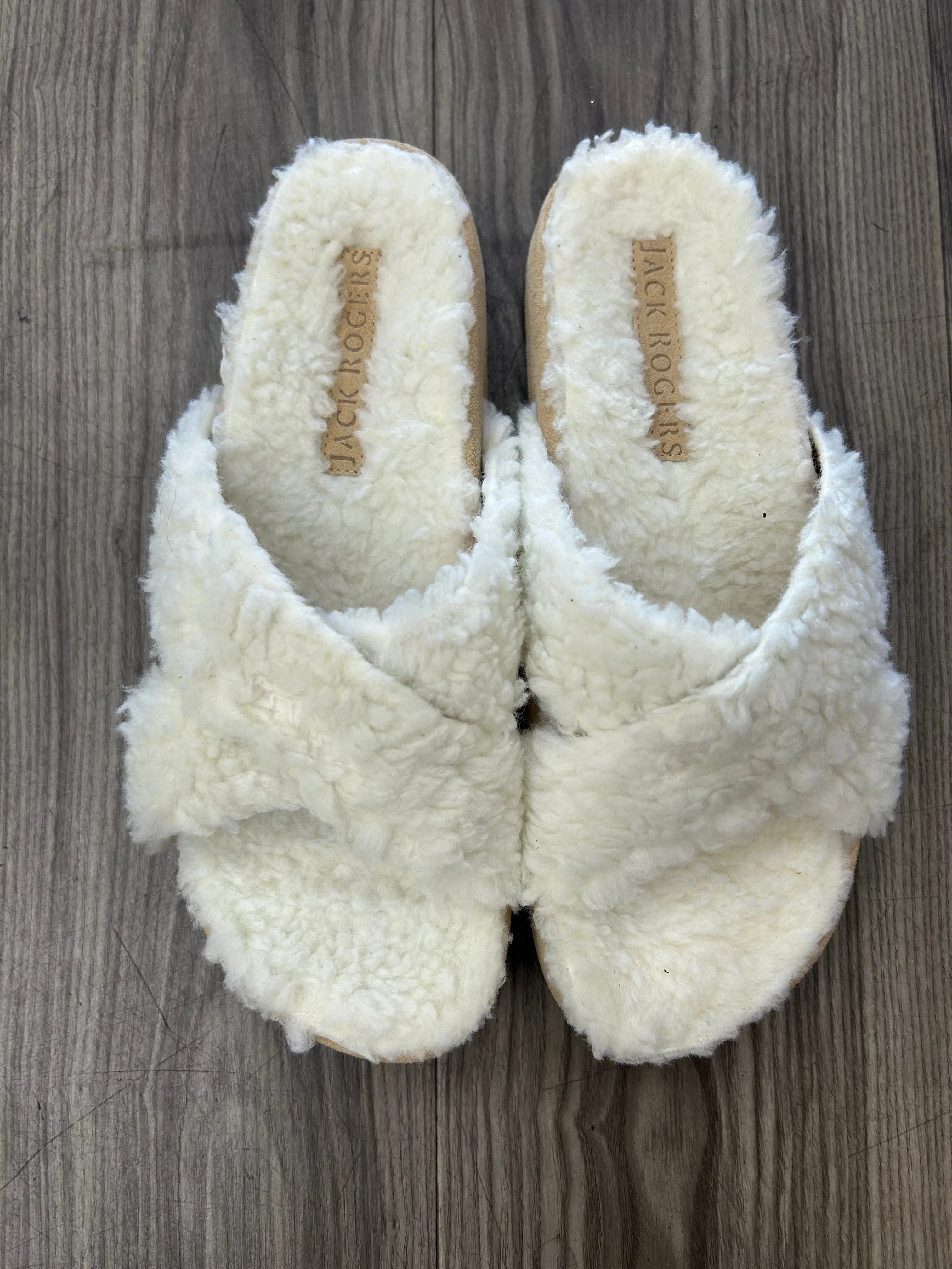 Sandals Flip Flops By Jack Rogers In White, Size: 10 Beach Flip Flop Summer Sun