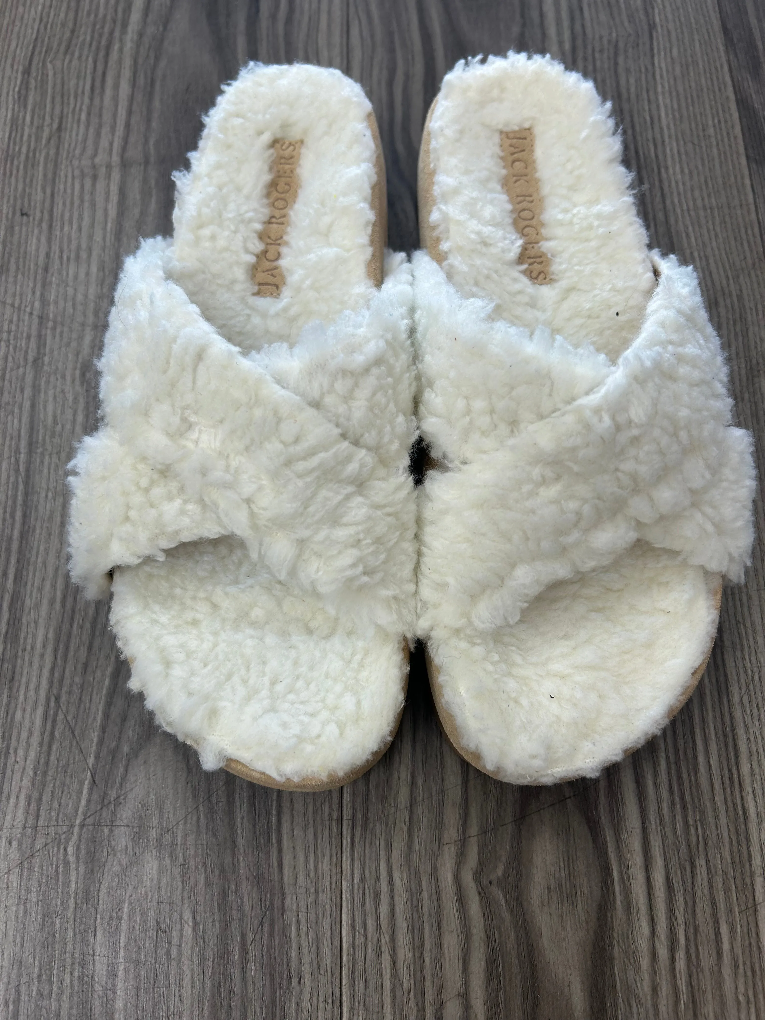 Latches And Flip Flops Sandals Flip Flops By Jack Rogers In White, Size: 10