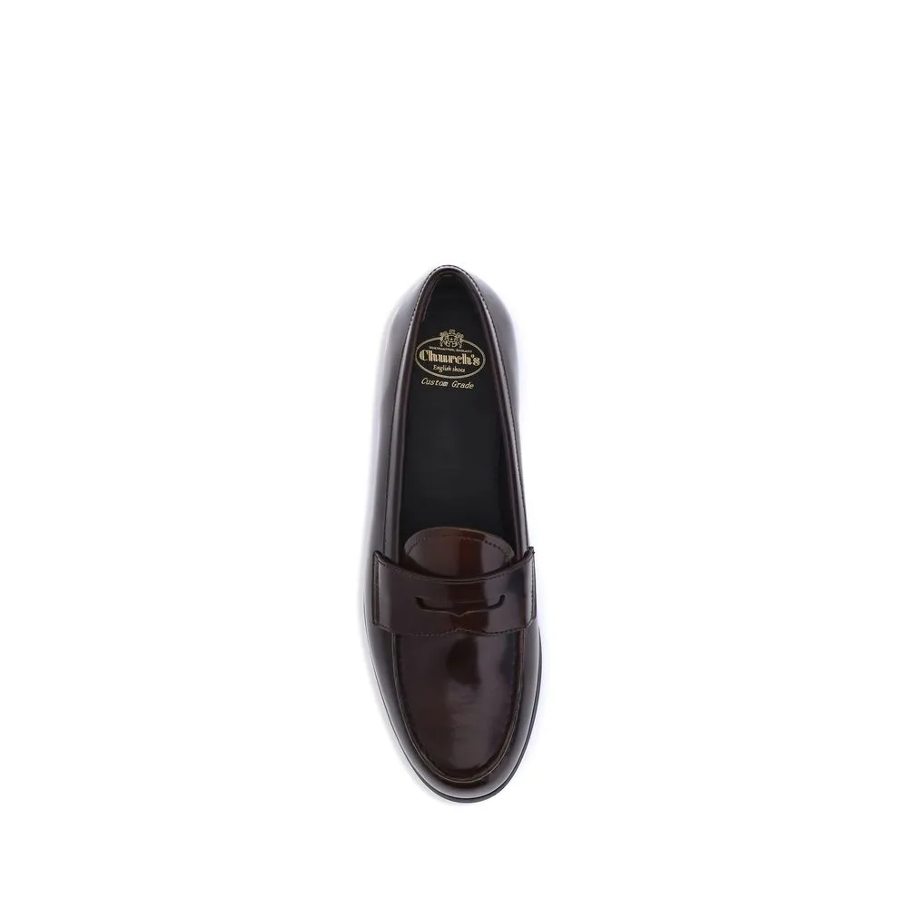 Church's Brown Calf Leather Bos Taurus Slip-On Loafers Loafers Camo