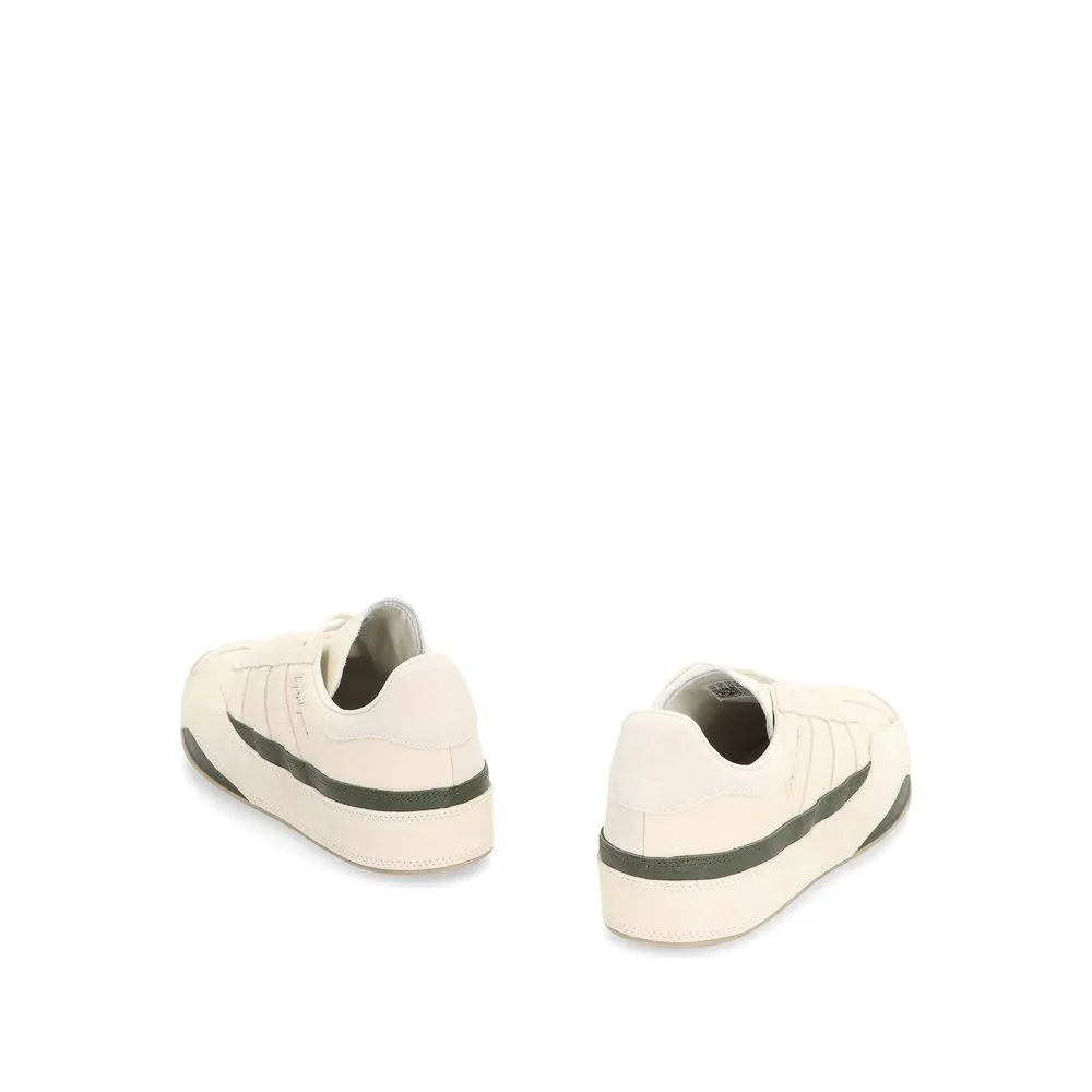 Y-3 White Calfskin Low Top Sneakers Seychelles Shoes