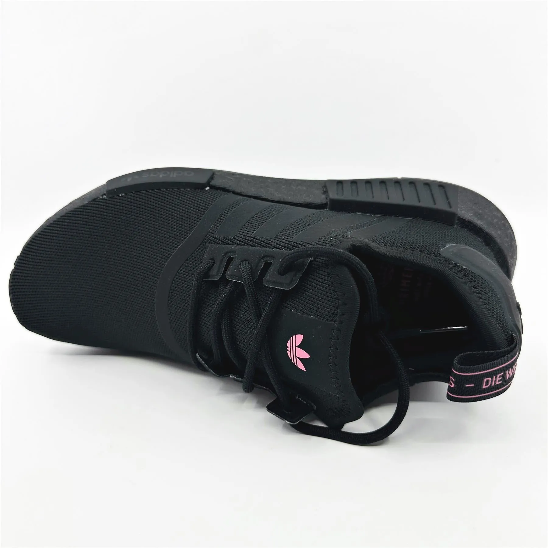 Soulstride Flow Trail Running Shoes adidas NMD R1 Primeblue Black Solar Pink Women Athletic Sneaker GX8312